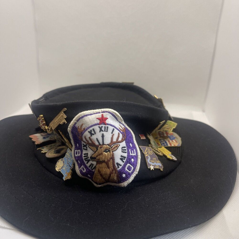 Elks Lodge B.P.O.E. Lot of 30+ Vintage Lapel Hat Pins Missouri & Hat